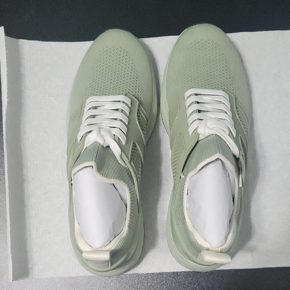 Tory Burch Swamp T Sock Runner Circular Knit Double Knit Sneaker